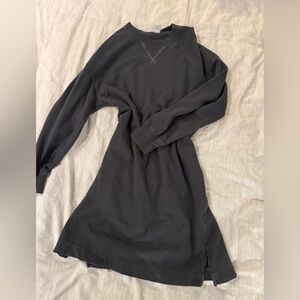 Old Navy Charcoal Long Sleeve Dress